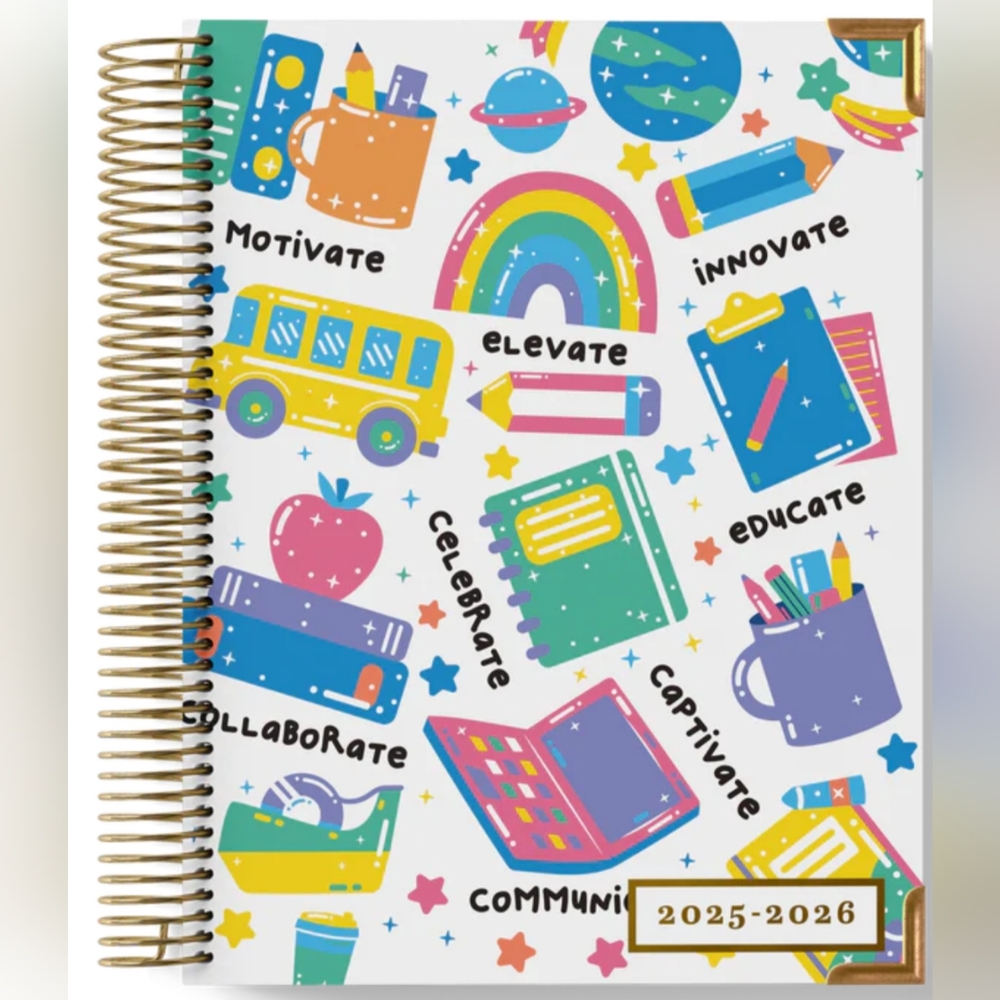 Colorful Academic Planner 2025-2026